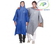 Áo mưa Poncho cổ rùa trơn APPS-01